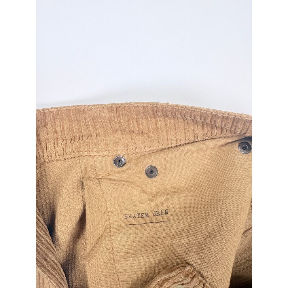 6397 Skater Jean Camel Stretch Designer Corduroy Pants Made in Italy Size 25 - Picture 5 of 16